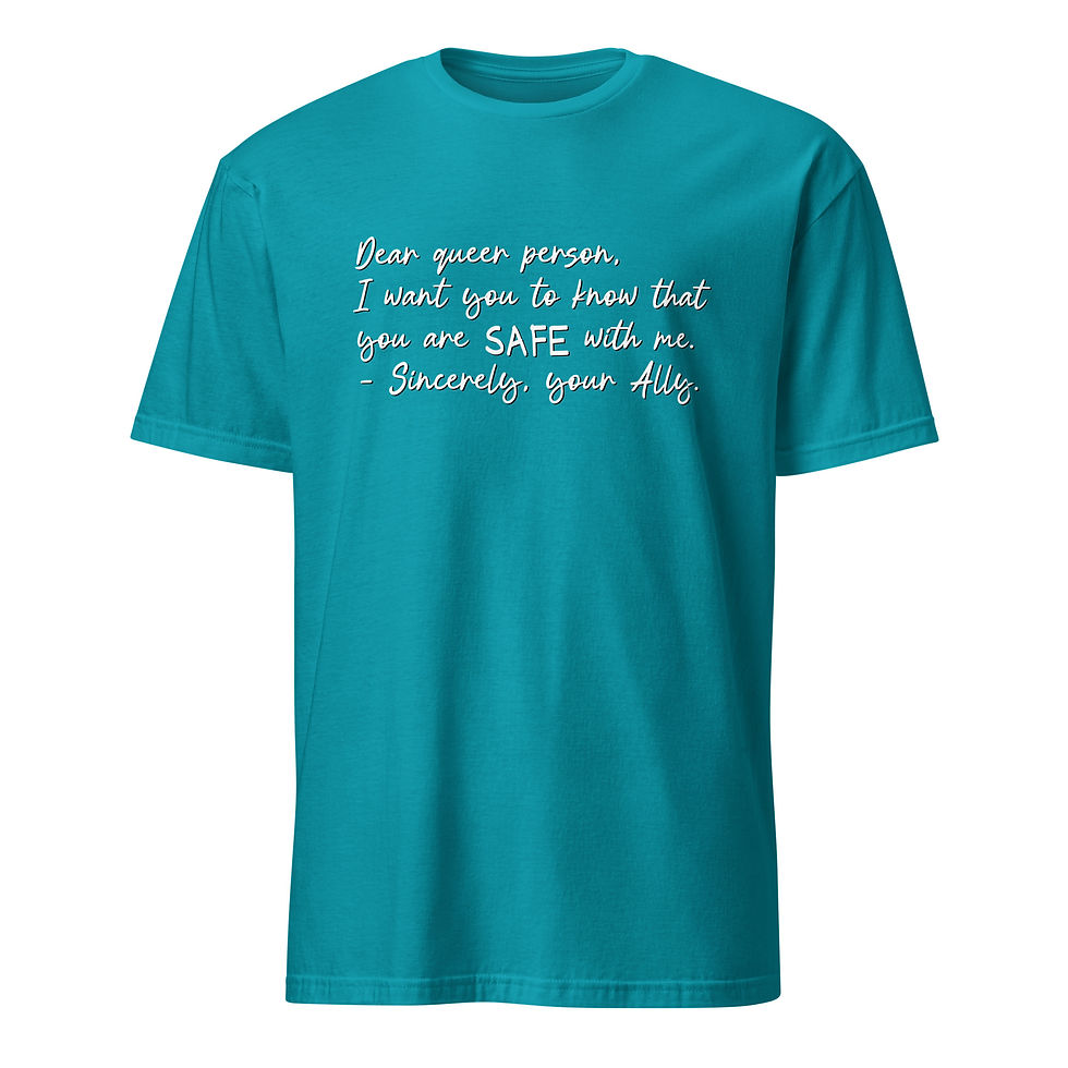 Miniatura: SAFE WITH ME (ALLY) - UNISEX SHIRT
