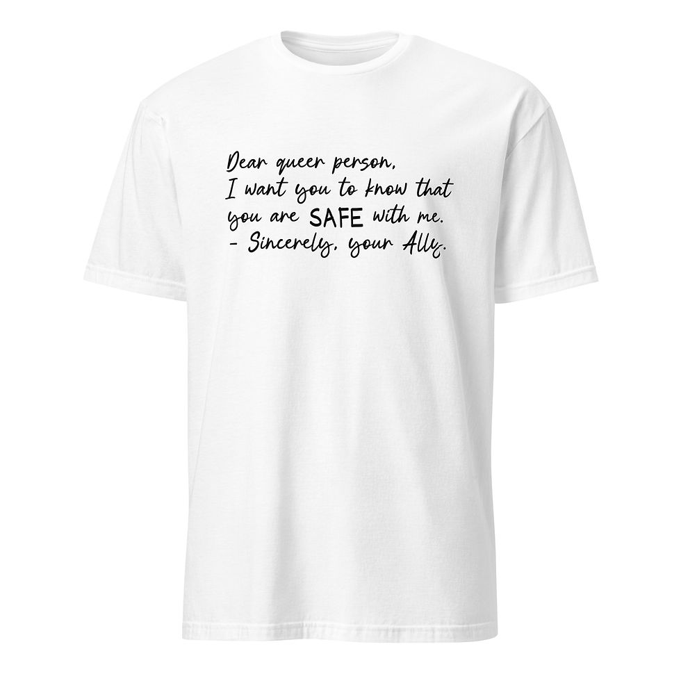 Miniaturbild: SAFE WITH ME (ALLY) - UNISEX SHIRT