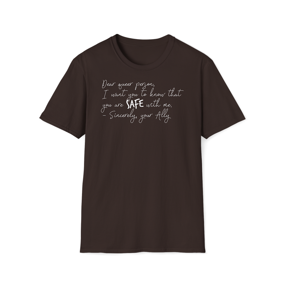 Miniaturbild: SAFE WITH ME (ALLY) - UNISEX SHIRT