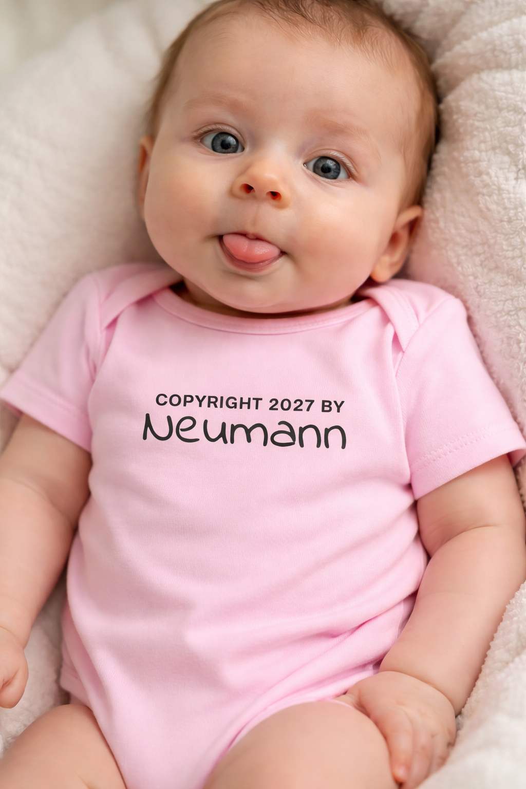 COPYRIGHT - BABY BODYSUIT MIT WUNSCHTEXT