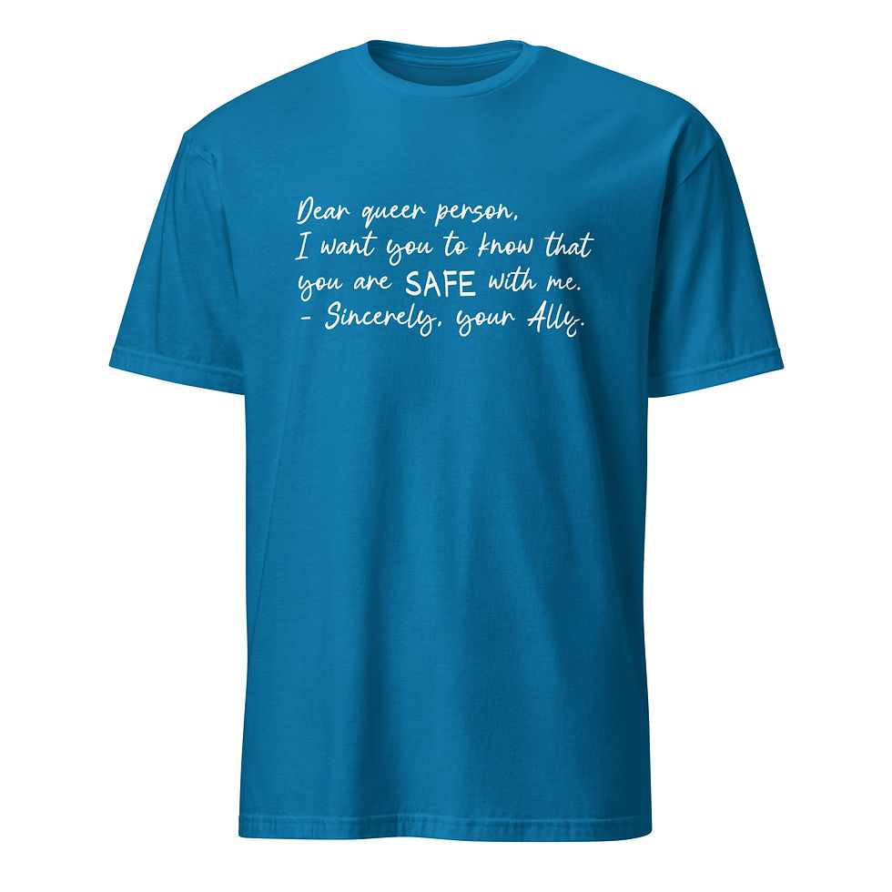 Miniaturbild: SAFE WITH ME (ALLY) - UNISEX SHIRT