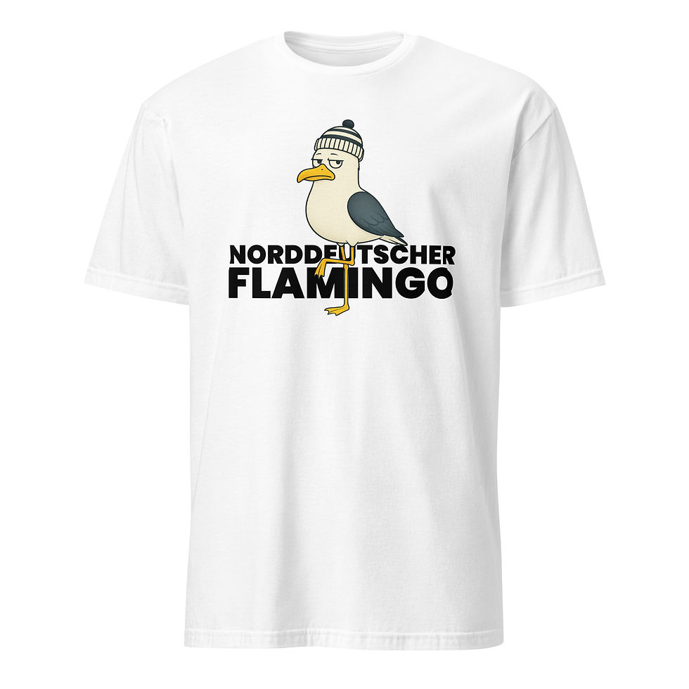 Miniatura: FLAMINGO DEL NORTE DE ALEMANIA - CAMISETA UNISEX