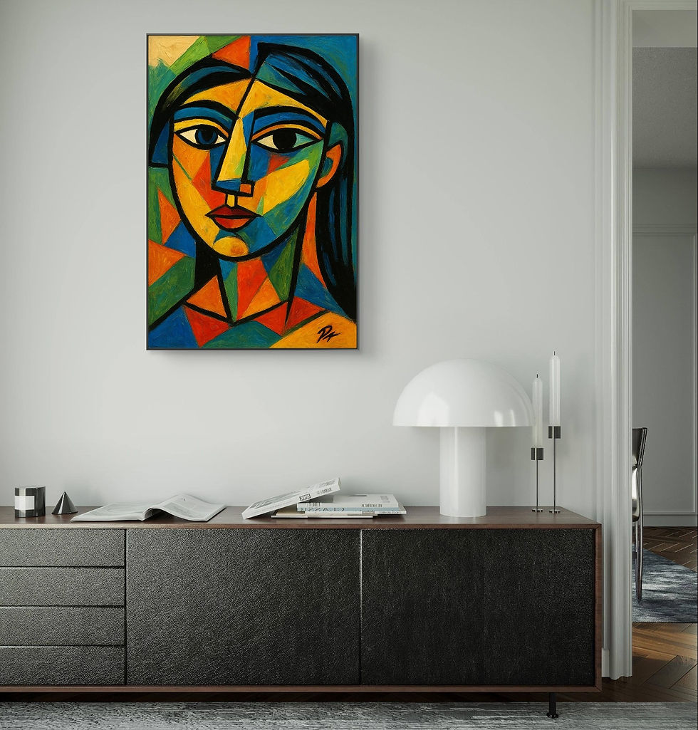 Miniature : Portrait Cubiste Femme
