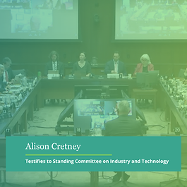 Alison Cretney recently appeared before the House of Commons Standing Committee on Industry and Technology (INDU) to provide testimony on the impacts of U.S. tariffs on Canada’s steel, aluminum, and advanced manufacturing sectors. The testimony highlighted how the status quo risks creating structural vulnerabilities in integrated North American value chains, and outlined the opportunity to build more resilient domestic ecosystems in critical minerals, metallurgy, and advanced manufacturing. Energy Futures Lab's Executive Director, Alison Cretney, speaks to the House of Commons Standing Committee on Industry and Technology (INDU) on April 23, 2026 INDU Meeting No. 34 | Full committee hearing can be found here