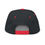 Thumbnail: Embroidered Flat Bill Cap - Colorful 'Jaime Jangles' Logo Snapback