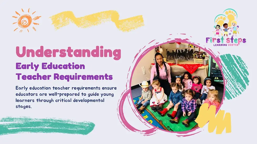 Understanding Early Education Teacher Education Requirements