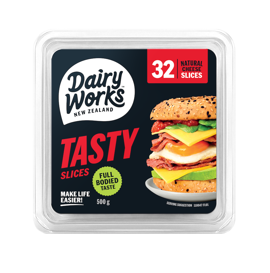Dairyworks Tasty Value Pack 500g Natural Cheese Slices