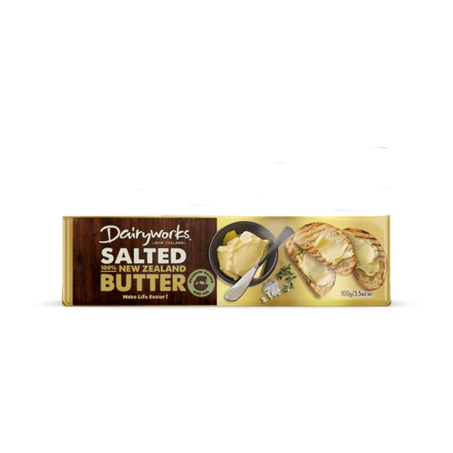 Dairyworks 100g Salted Butter dairyworksnz