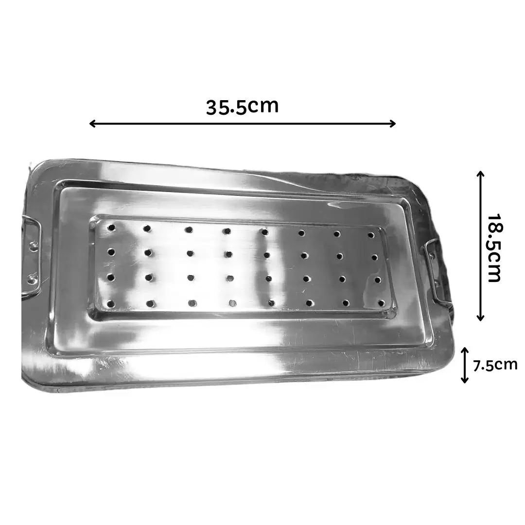 Kilitli Metal Sterilizasyon Konteyneri Laboratuvar Eğitim Materyali