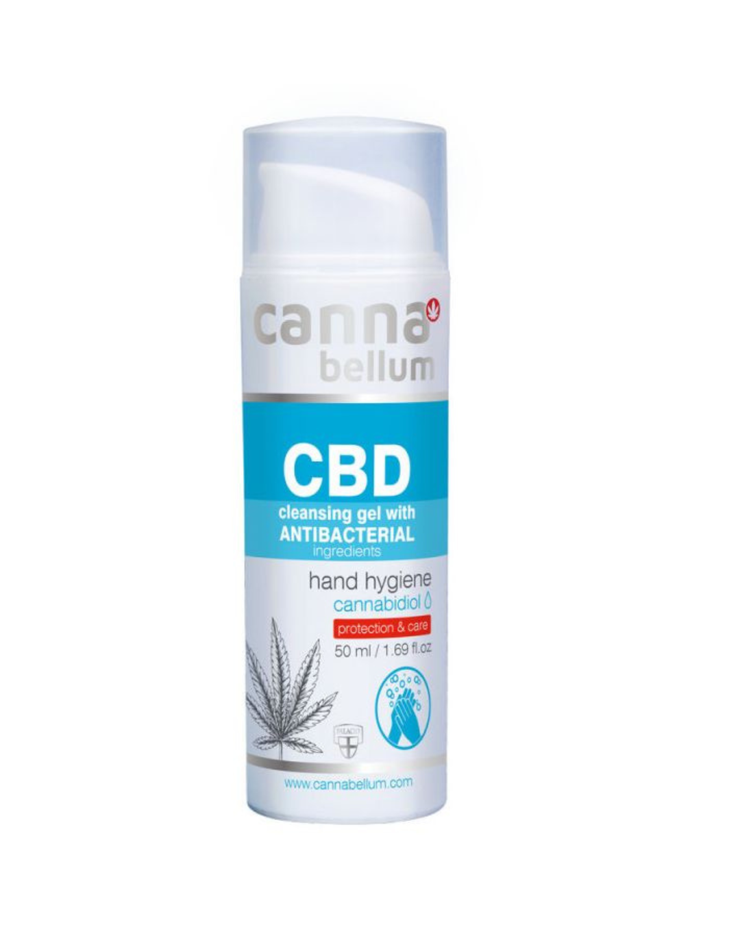Cannabellum CBD Gel Limpiador con Ingredientes Antibacterianos (50ml)