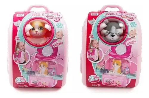 Miniatura: Juguete Kit Mascota Set Veterinaria Cuidado Maleta Maletin