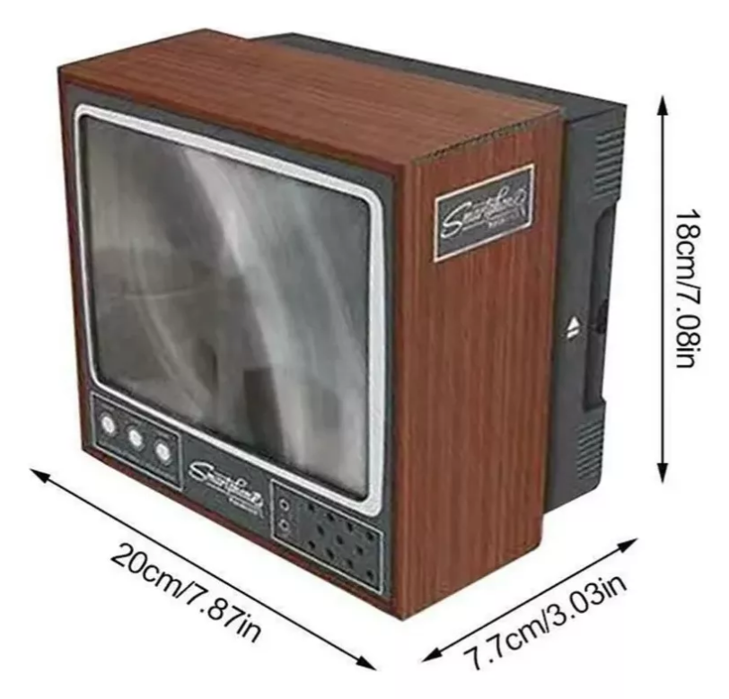 Miniatura: Amplificador De Imagen Retro Para Celular Lupa De Pantalla