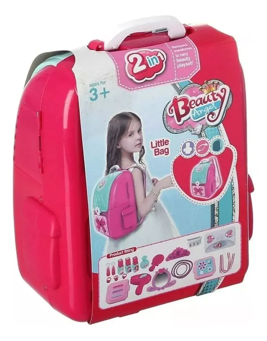 Miniatura: Set De Maquillaje De Juguete Para Niña Morral Con Accesorios