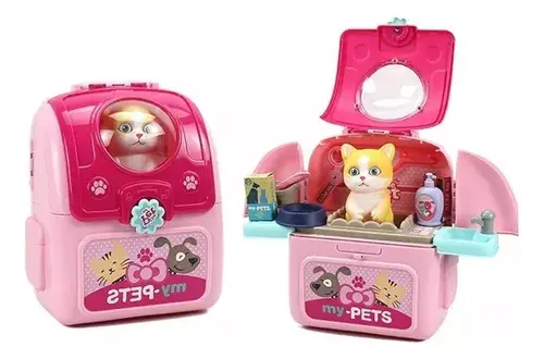 Miniatura: Juguete Kit Mascota Set Veterinaria Cuidado Maleta Maletin