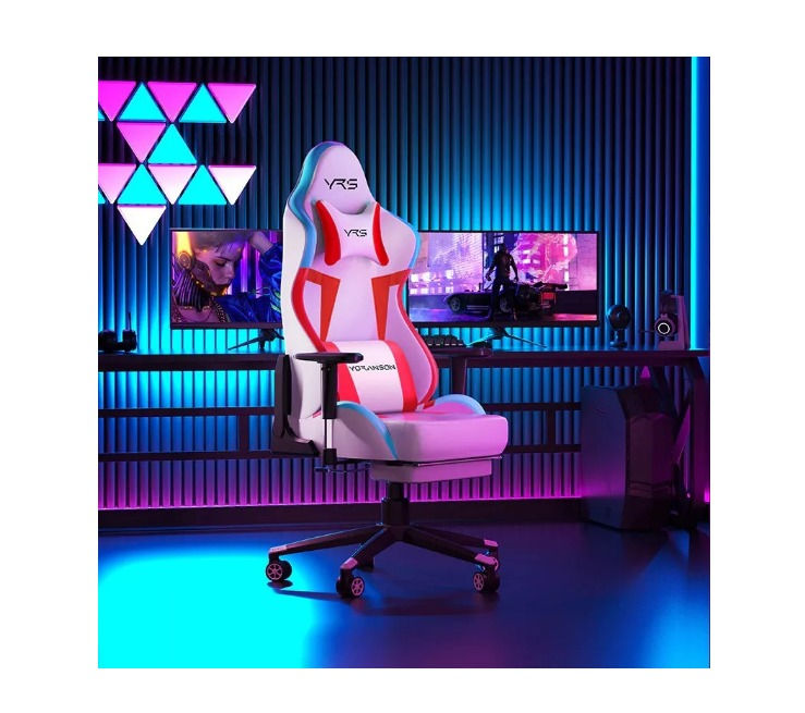 Miniatura: Silla Gamer Oficina Escritorio Ergónomica Masajeadora Gammer G2590 WHITE/RED/BLU