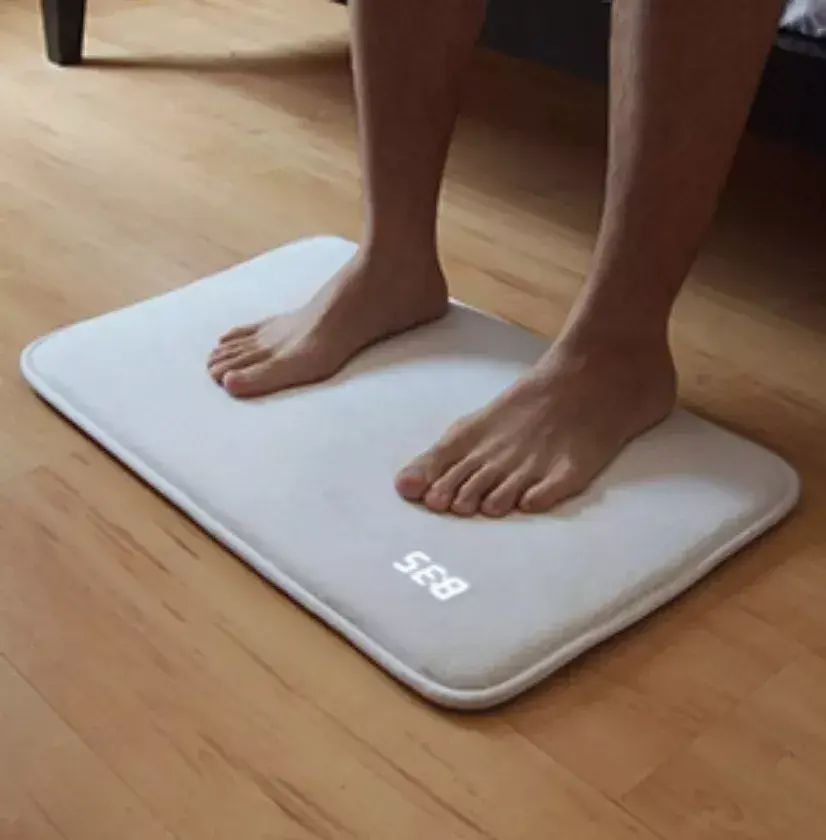 Tapete Alfombra Con Reloj Alarma Despertador Antideslizante