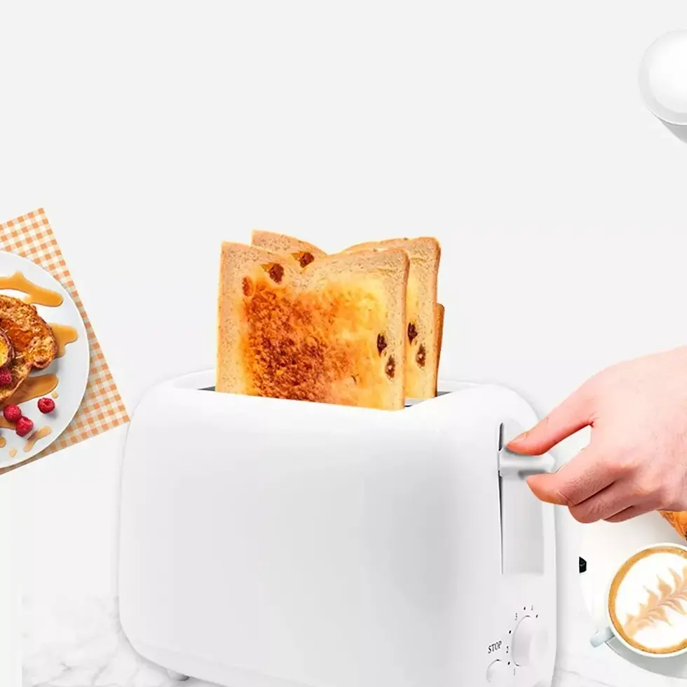 Miniatura: Tostador Tostadora De Pan Eléctrico Con 2 Puestos