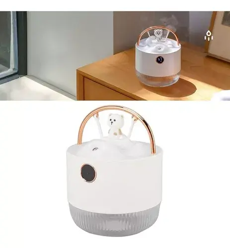 Miniatura: Humidificador Difusor De Aromas Oso Modo Dual Viajes + Esenc