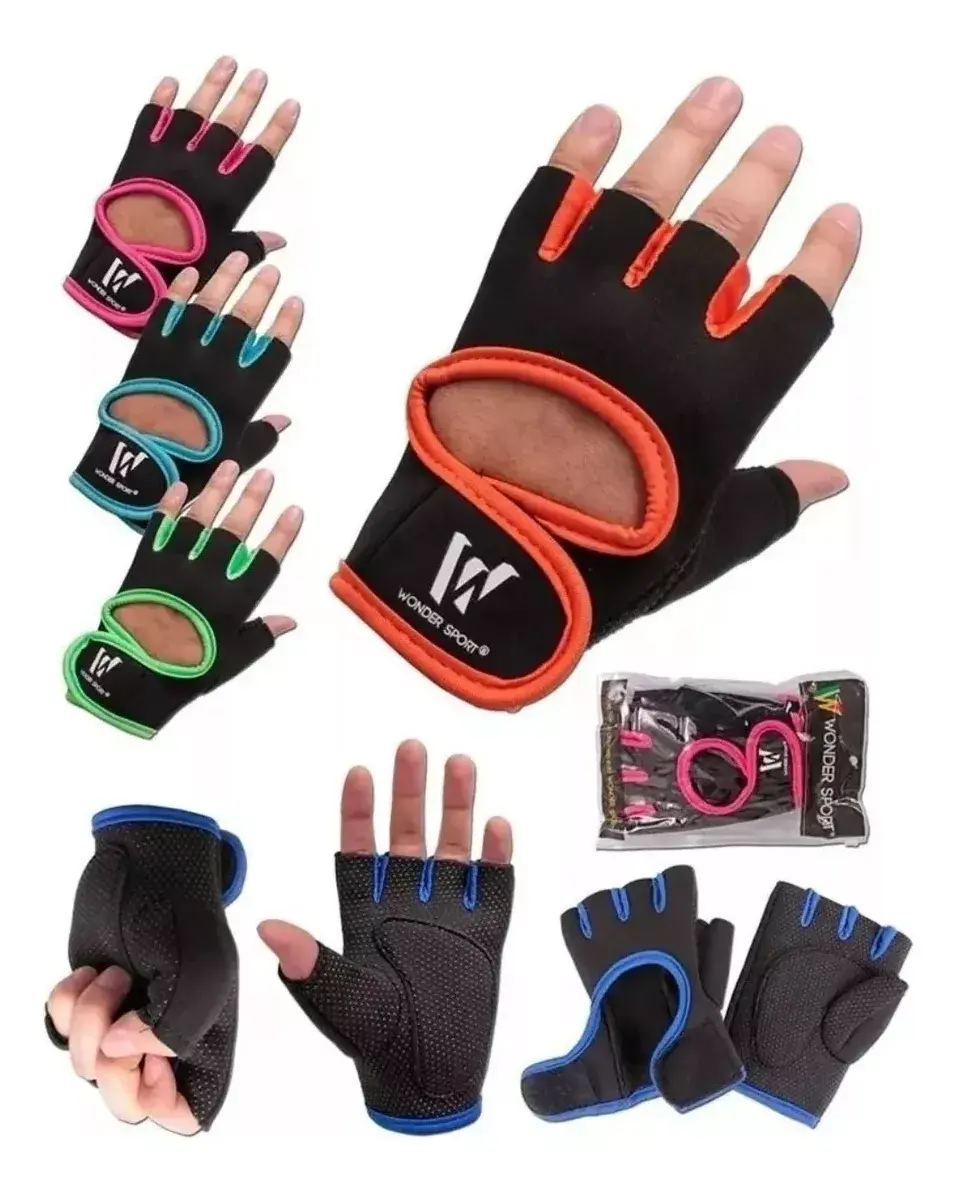 Guantes Entrenamiento Gym Gimnasio Fitness Barras Pesas