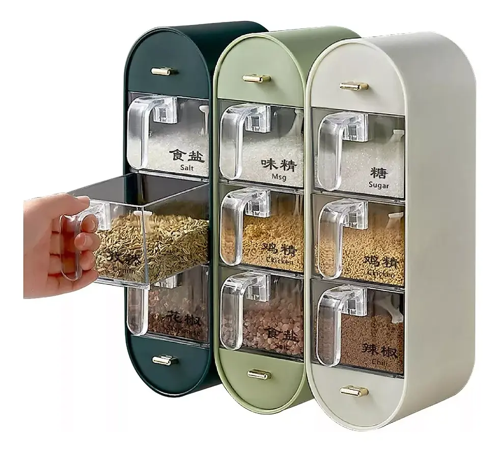 Miniatura: Organizador Especias Condimentero Pared Adhesivo