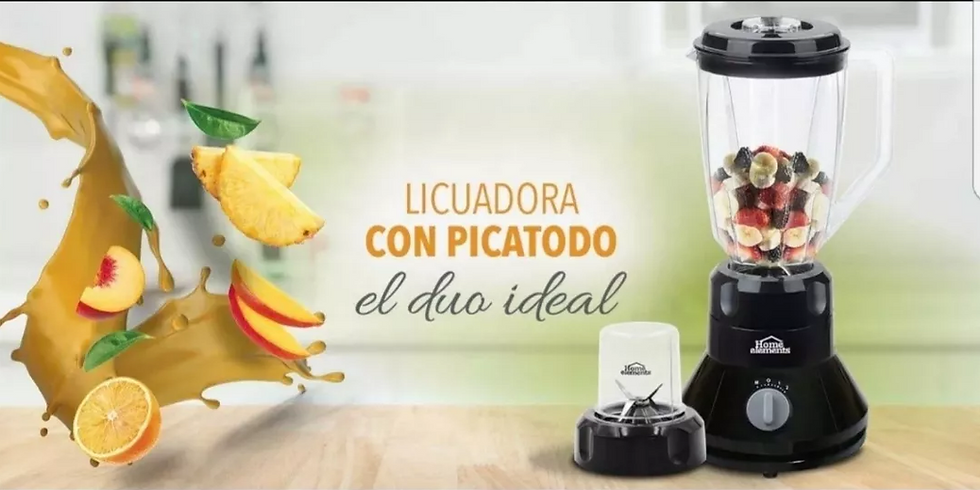 Miniatura: Licuadora Home Elements 4 Velocidades + Picatodo He-003g