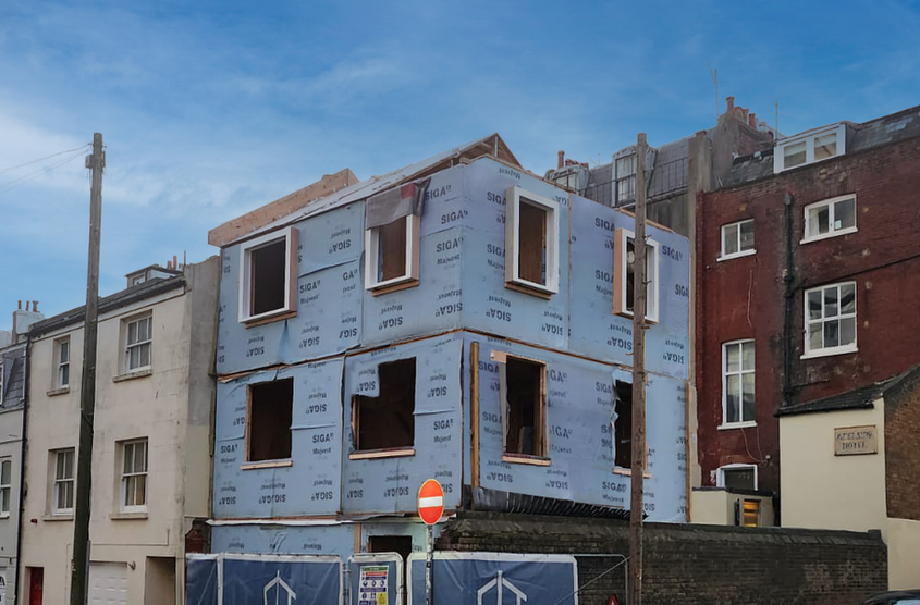 Queensbury Mews under construction