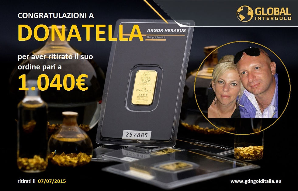 Congratulazioni! Donatella