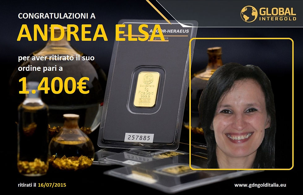 Congratulazioni! Andrea Elsa