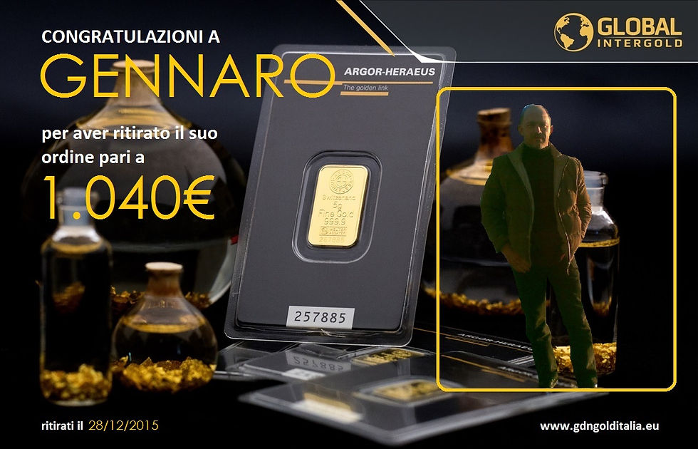Congratulazioni! Gennaro