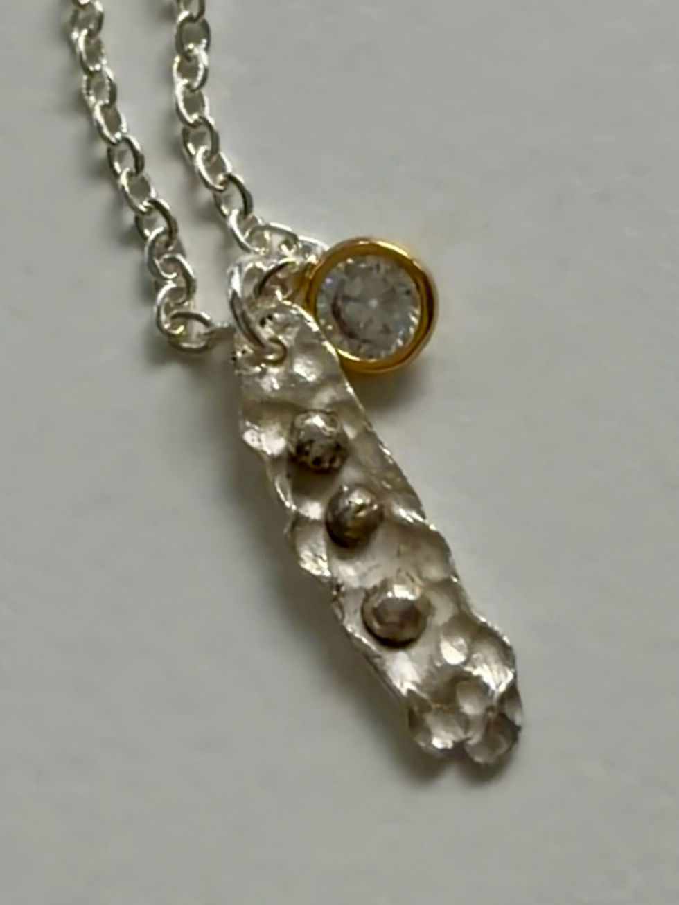 Thumbnail: Pod Silver Necklace