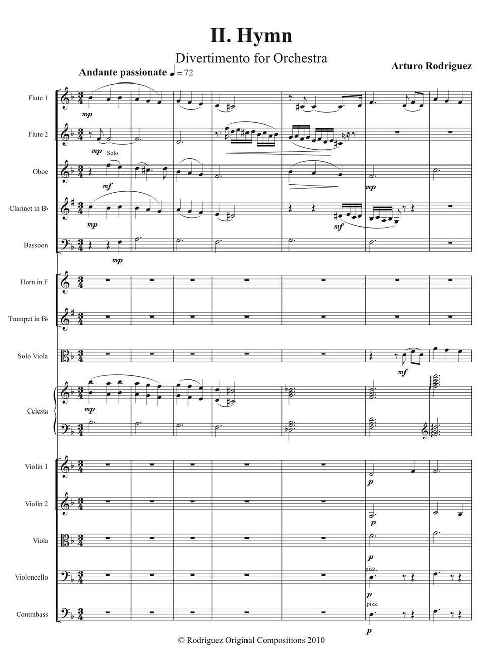 Thumbnail: Divertimento for Chamber Orchestra No. 1