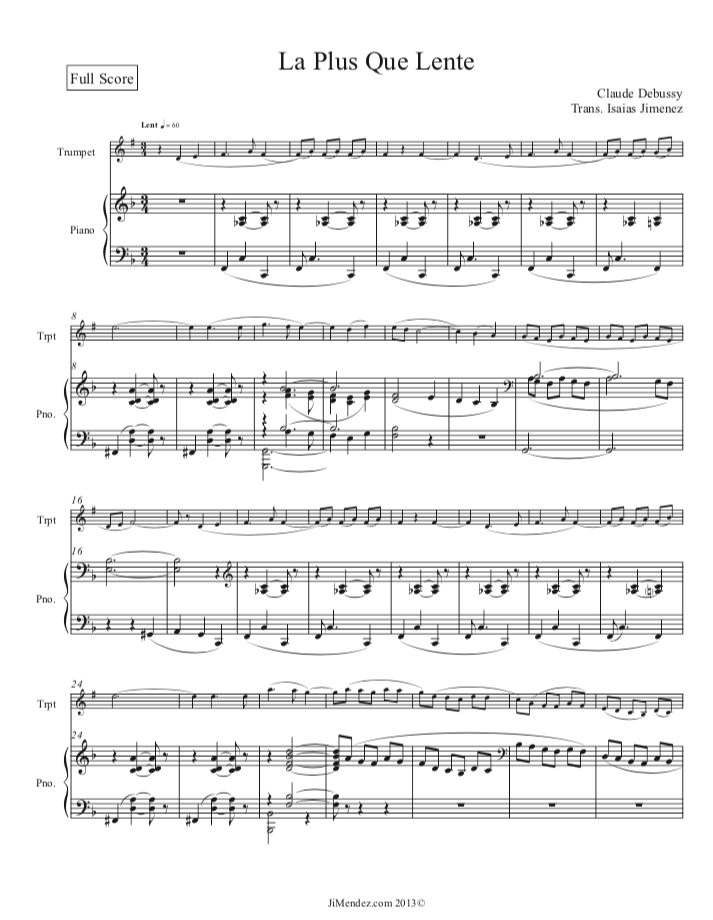 Le Plus que Lente (Nakariakov)
