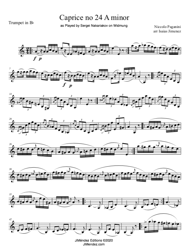 Caprice 24 (Sergei Nakariakov)