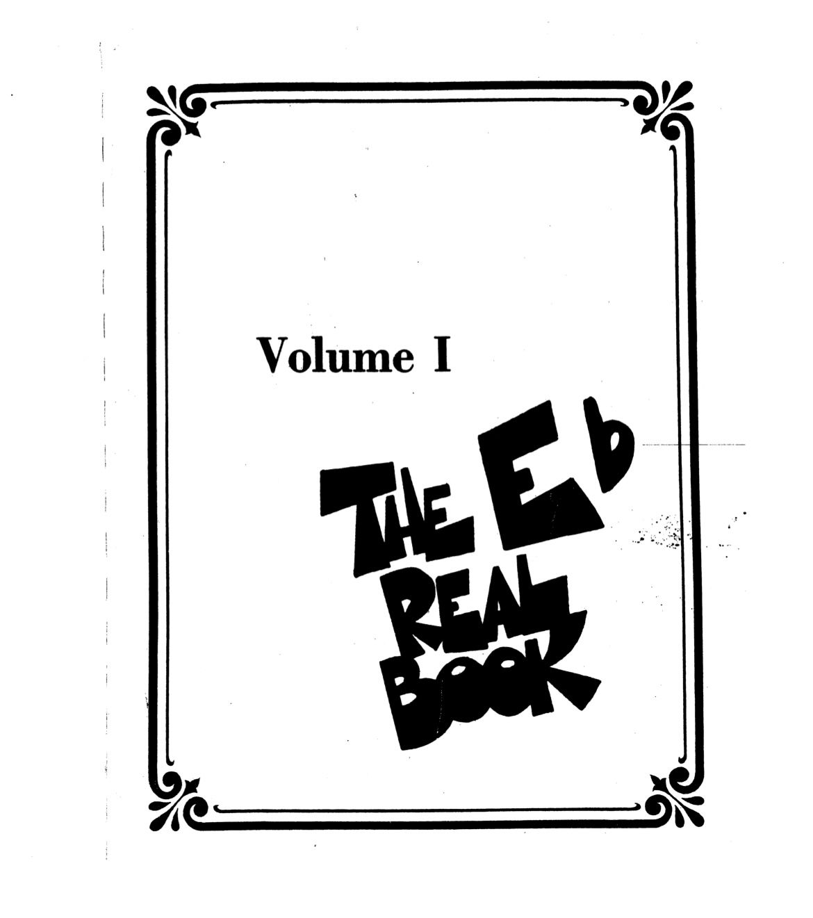 Real Book Vol. 1 in Eb (Indexed Forscore)