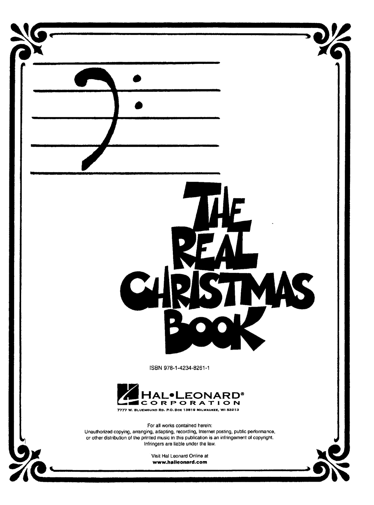 MobileSheets The Real Christmas Book in Bass Clef