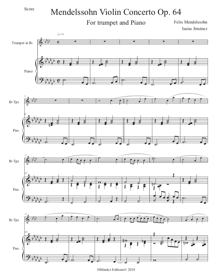 Mendelssohn Violin Concerto (Rafael Méndez)