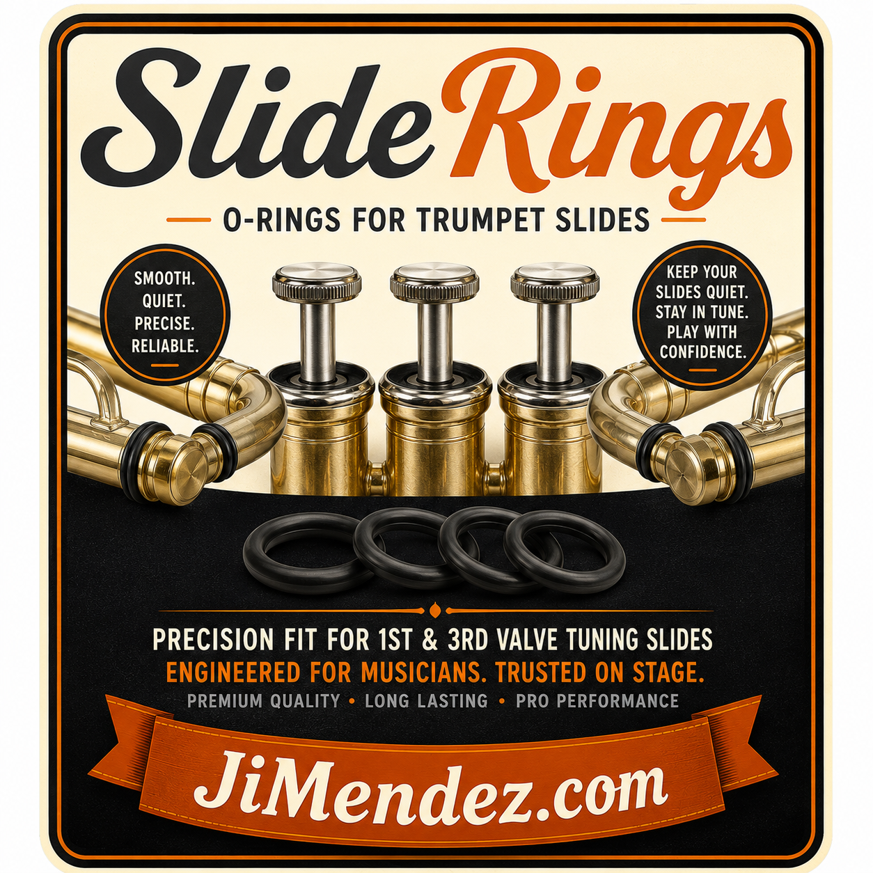 Trumpet O-rings for Slides