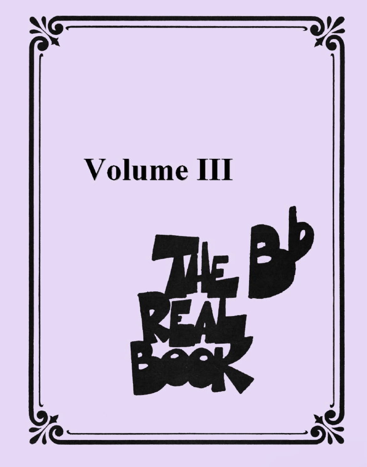 Real Book Vol. 3 in Bb