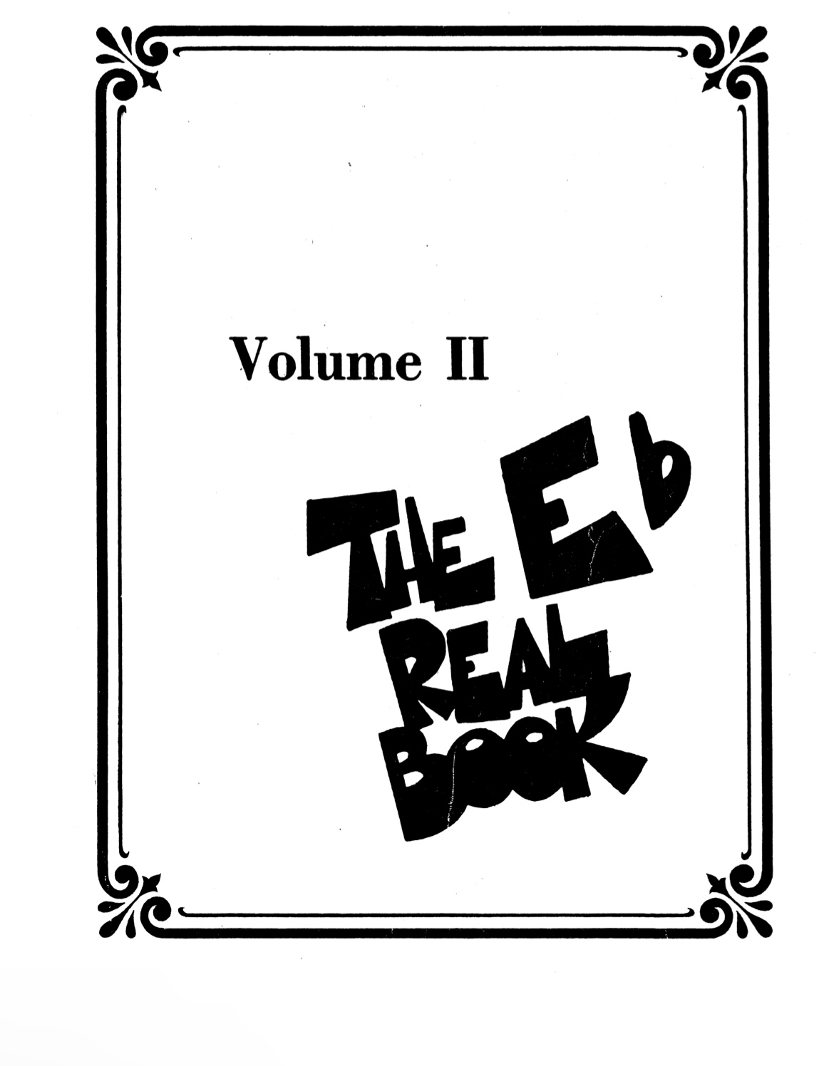 Real Book Vol. 2 in Eb