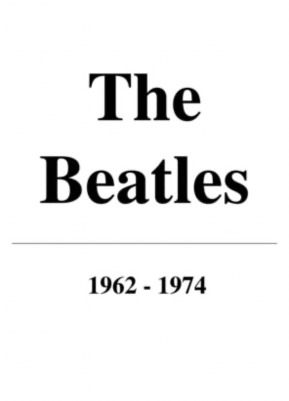 Indexed Beatles Piano Book — All Songs 1962–1974