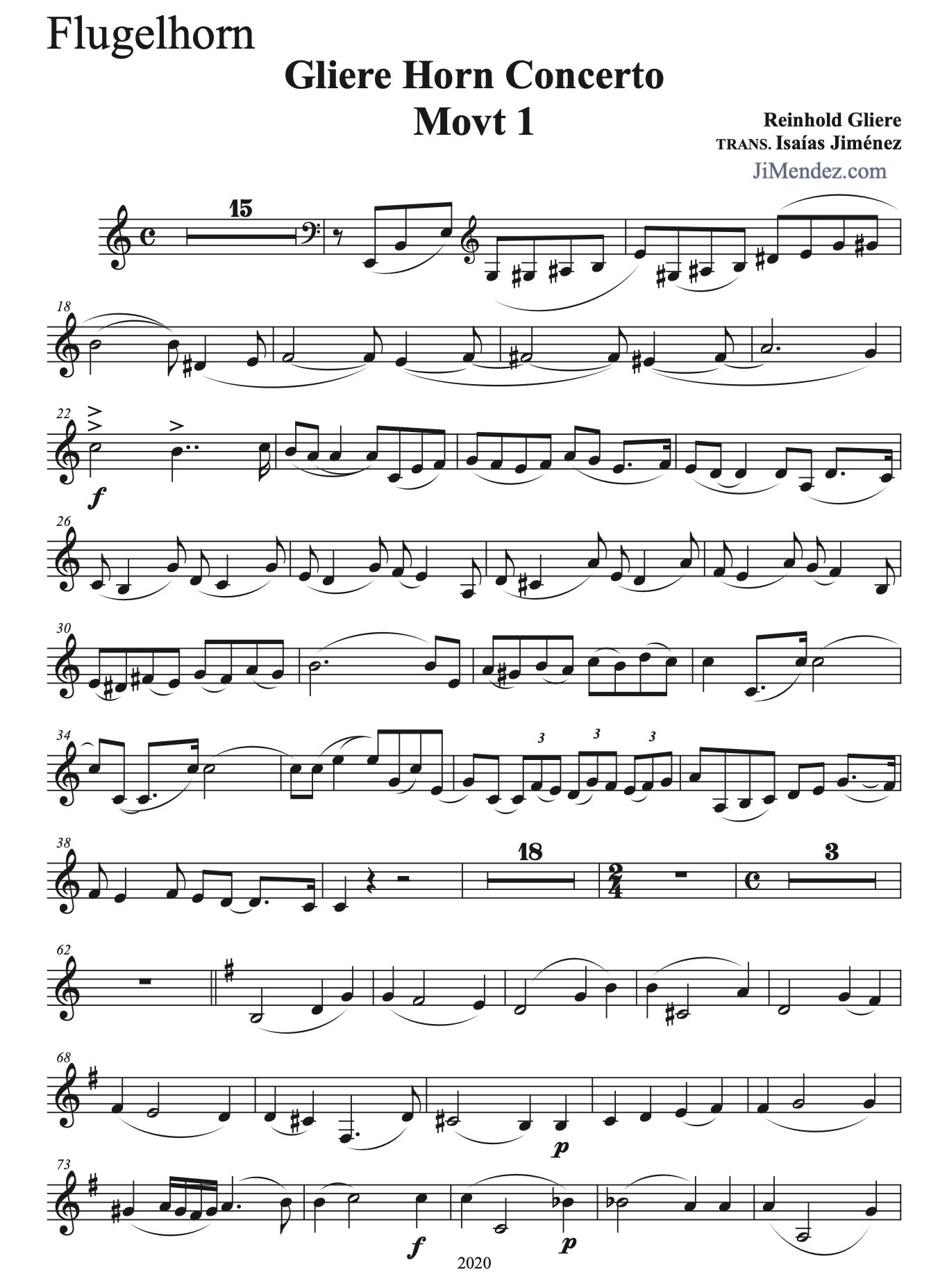 Glière French Horn Concerto (Nakariakov)