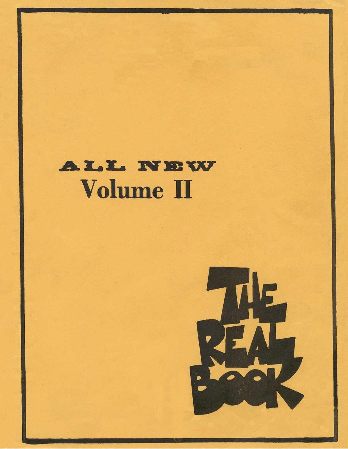 Real Book Vol. 2 in C