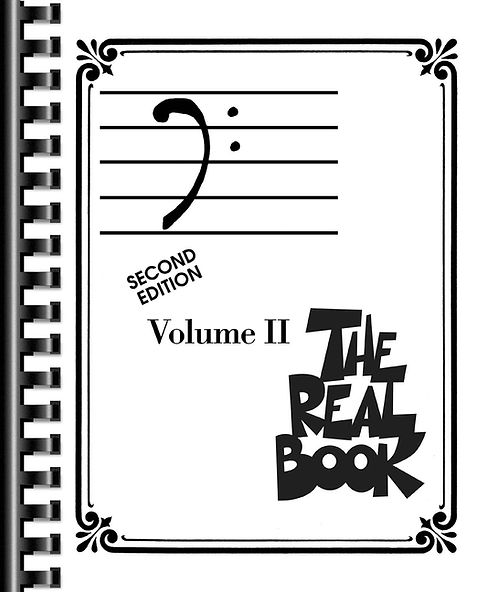 Real Book Vol. 2 in Bass Clef (Indexed Forscore)