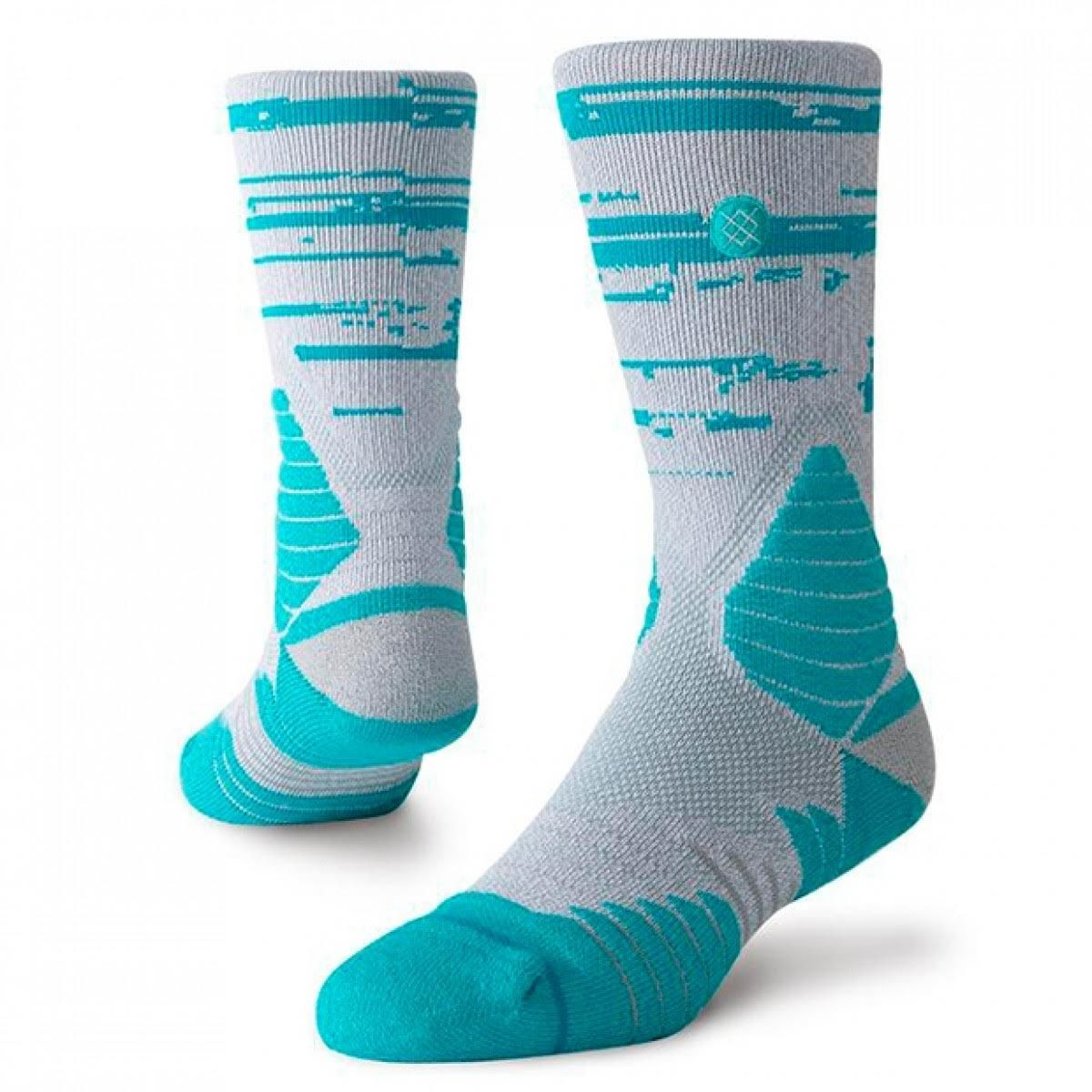 Stance Digital Noise 'Grey Turquoise'
