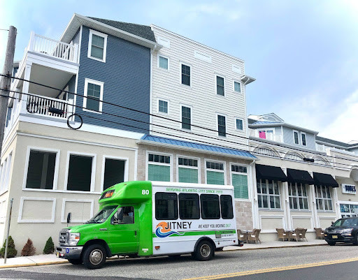 What is a Jitney, you ask? The Jitney is a means of transportation, similar to a small bus that can fit roughly 15-20 people at a time. In recent years, they have become more common in a few beach towns in South Jersey for the public to access. Since driving and parking can be a hassle in the summer months at the shore, Shorebreak Resorts offers their guests a way to travel between Sea Isle City and Ocean City