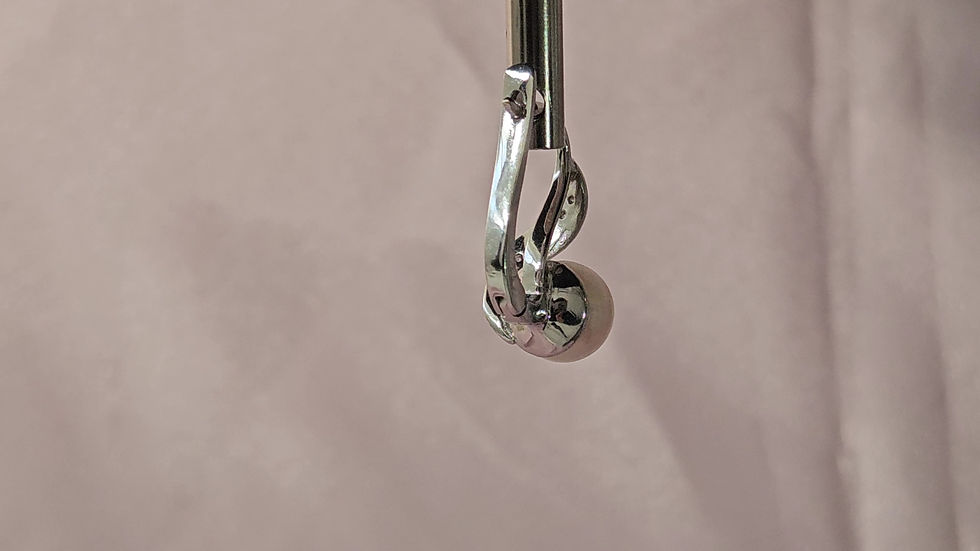 תמונה ממוזערת: עגילי פנינים