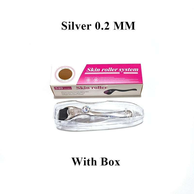 Thumbnail: Black Dermaroller DRS 540 Micro Needles Derma Roller Titanium Mezoroller