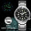 Thumbnail: Addies Dive Men's Automatic Watch NH35A Sapphire Crystal Ceramic bezel BGW9 Lumi