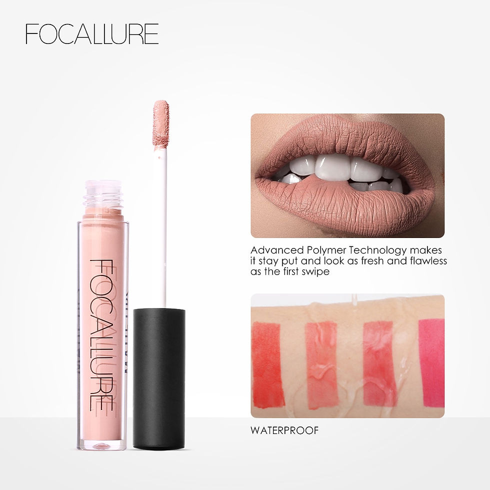 Thumbnail: FOCALLURE 39 Color Matte Lipgloss Lip Tint Paint Colors Long Lasting Waterpro