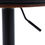 Thumbnail: HengMing Bentwood /Adjustable Bar Stools ,Walnut Bentwood Upholstered Swivel Bar